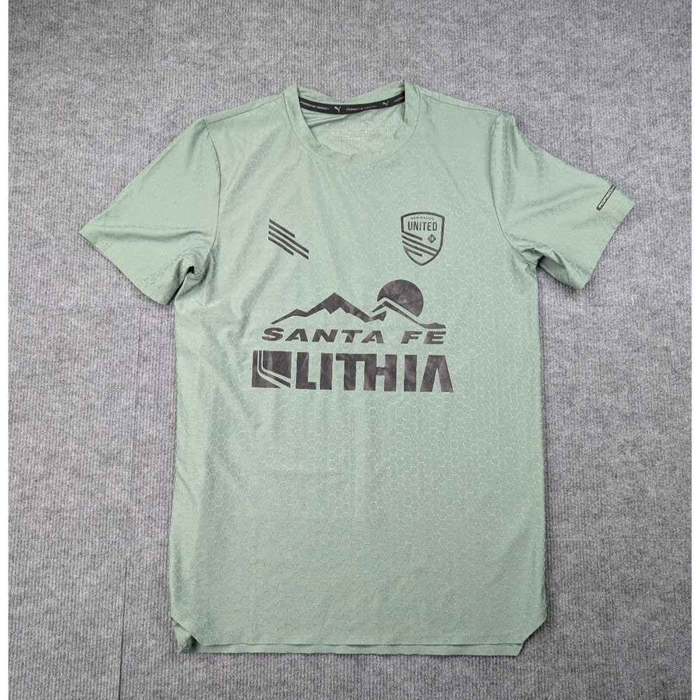 Puma Porche Design Shirt Mens Small New Mexico United Athleisure Soccer Jersey